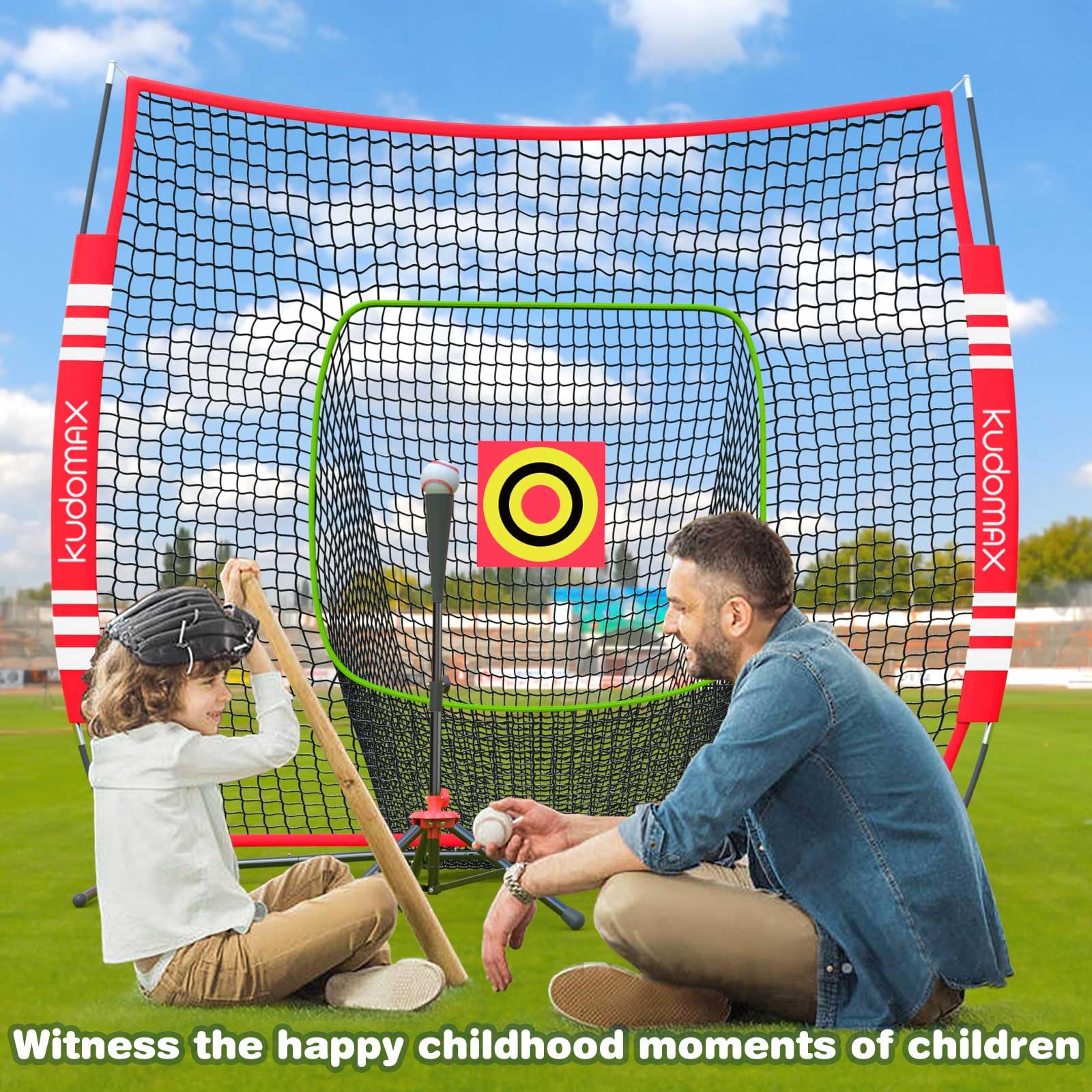 Amazon.com : Baseball/Softball 6×5FT Kids Practice Net for Hitting